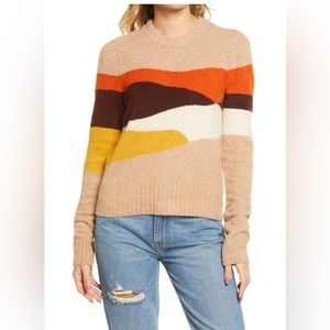 Faherty Summit Intarsia Crewneck Sweater